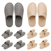 OSTADARRA spa slippers in packaging bag for easy guest-ready setup