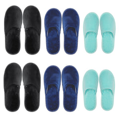 OSTADARRA spa slippers with soft velvet interior for all-day comfort