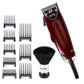 Oster Fast Feed clipper front view showing compact, ergonomic design for comfortable use.