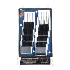 Oster Universal Comb Pouch demonstrates versatile clipper compatibility across brands.