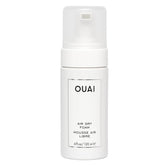 OUAI Air Dry Foam bottle shows lightweight conditioning for frizz-free air-dried waves