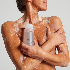 OUAI Body Cleanser Melrose Place jojoba oil focus emphasizes deep hydration without a greasy feel.