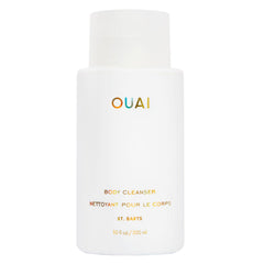 OUAI Body Cleanser St. Barts bottle shows a luxurious hydrating wash.