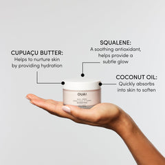 OUAI Melrose Place uses coconut oil to soften skin without greasiness.