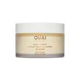 OUAI Body Crème St. Barts travel-size bottle offers portable hydration on the go.