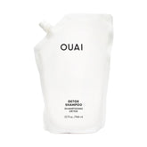 OUAI Detox Shampoo refill bottle for a quick weekly detox routine