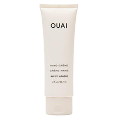 OUAI Hand Cream packaging shown in a sleek jar for on-the-go hydration.