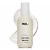 OUAI bottle front packaging showing product and benefit of detangling