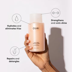 OUAI Thick Hair Conditioner tube delivers frizz control and softness