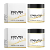 OUKPANE stimulating scalp balm bottle shows soothing, moisture-rich application for daily scalp care.
