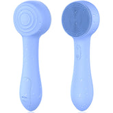 OUTIFUO facial cleansing brush blue front view for deep pore cleansing