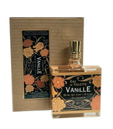 L'Aromarine Outremer Vanille EDT bottle with Art Deco-inspired design for elegant daytime wear.