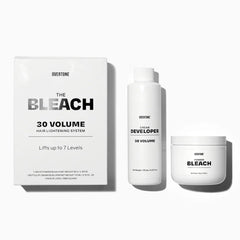 oVertone Bleach 30-Volume Kit Box shows professional-grade lightening for bold color prep