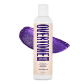 Overtone Daily Color Depositing Conditioner 8oz bottle shows a vibrant color refresh between salon visits