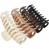 OWIIZI large claw clips matte clip closeup demonstrates strong hold for thick hair