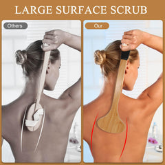 OWIIZI large surface head for efficient back cleansing
