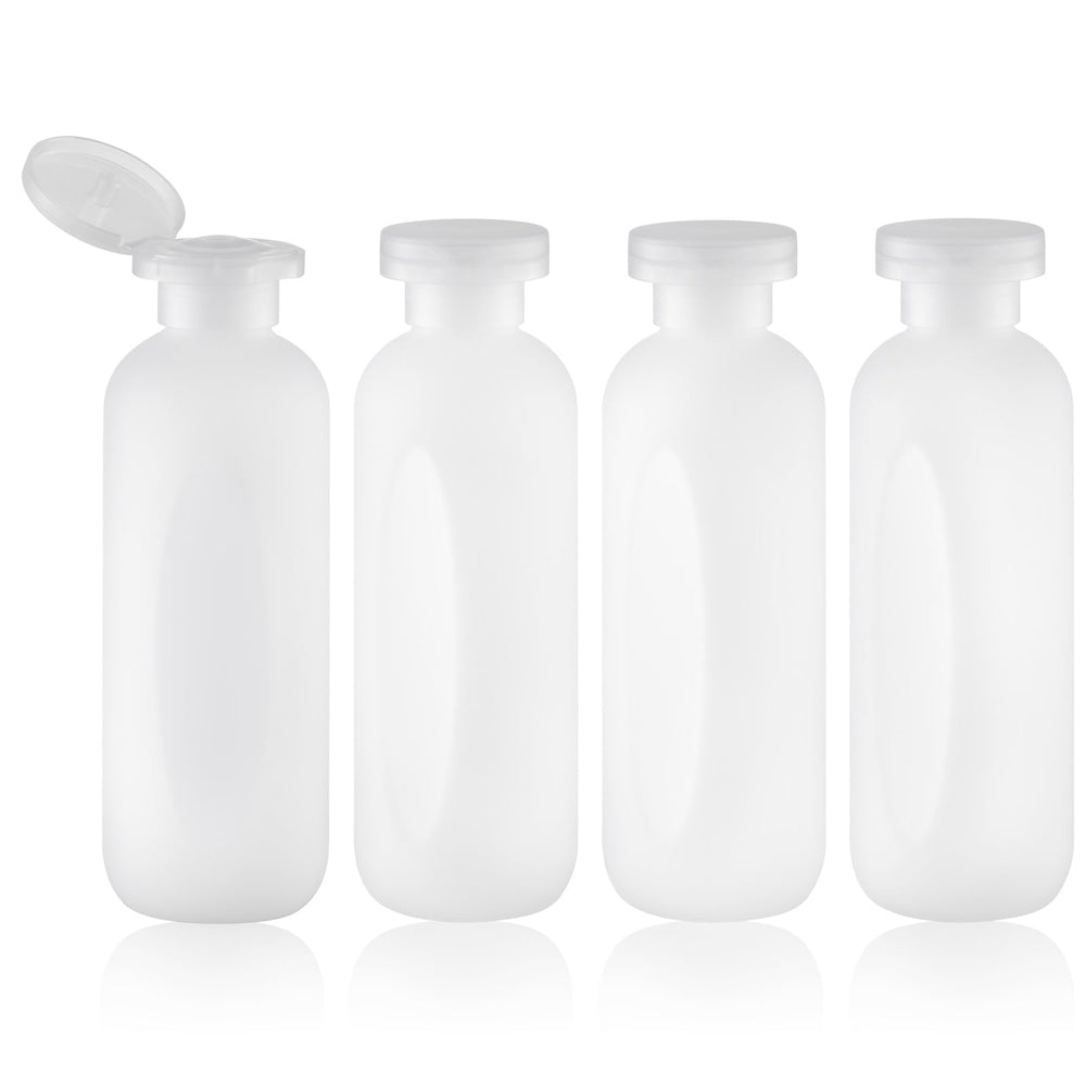 owlyee travel shampoo bottle 6.7oz clear design for easy packing and quick identification