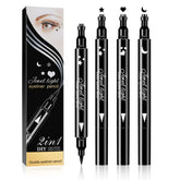 Ownest double-ended eyeliner pen shows precise dots and smooth stroke for clean winged liner.