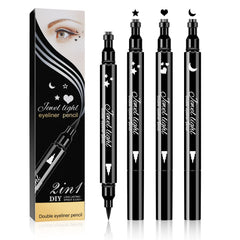 Ownest double-ended eyeliner pen shows precise dots and smooth stroke for clean winged liner.