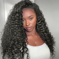 OWNROSE half wig water wave cap detail delivers natural texture and breathable comfort for daily wear.