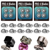 OXSITO Pro4 gold pro blade close-up for smooth head shaving and reduced irritation.