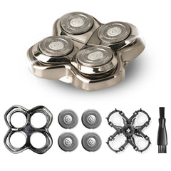 OXSITO Pro 4 head for Gold Pro front view—close, precise shave with 4D floating blades