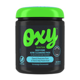 Oxy Deep Pore Cleansing Pads packaging front highlights 90 pads for on-the-go acne care.