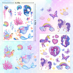 Ozepao glitter tattoos application process shows simple steps for quick, mess-free wear at parties