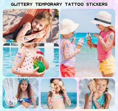 Ozepao waterproof tattoos last through beach days and showers, ideal for active kids