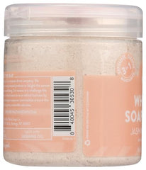 Pacha Soap Co Jasmine Gardenia Whipped Soap closeup reveals luxurious texture ideal for pampering.
