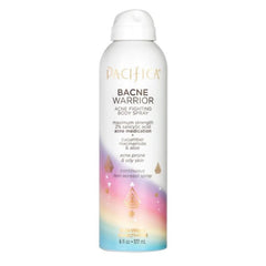 Pacifica Bacne Warrior bottle front view for back and chest acne support.