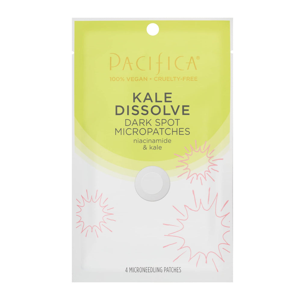 Pacifica dark spot micropatches packaging with resealable pouch for convenient use