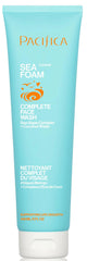 Pacifica Sea Foam cleanser bottle foaming texture for daily cleansing.