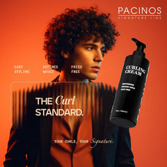 Pacinos Curling Cream defined curls image showcasing bounce and shape