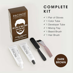 Pacinos color base and developer tubes ready for quick mixing