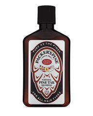 Packer's Pine Tar Shampoo bottle front with rugged branding for a deep-clean scalp refresh.