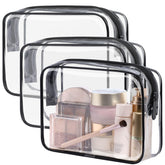 PACKISM TSA-approved toiletry bag 3-pack for quick security checks.
