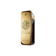 Paco Rabanne 1 Million Parfum spray-nozzle close-up suggests long-lasting aura.