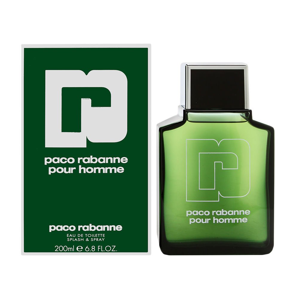 Paco Rabanne bottle front view, classic signature scent for everyday confident wear.