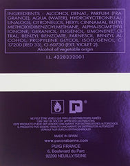 Paco Rabanne Ultraviolet cap detail, luxe finishing touch.