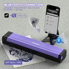 Padieoe tattoo stencil printer app editing screen enabling quick design tweaks