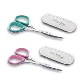 Pafason cuticle scissor set in premium leather case for organized grooming