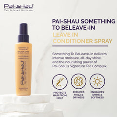 Pai-Shau Something To BeLeave-In spray being dispensed for detangling use