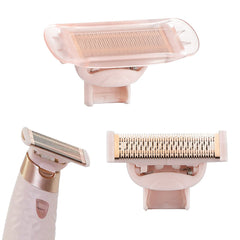 PAI4LEISI Flawless Nu Razor rose-gold body close-up for a smooth shave.