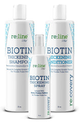 Paisle Botanics RE:COVERY hair before-after demonstrates volume and manageability.