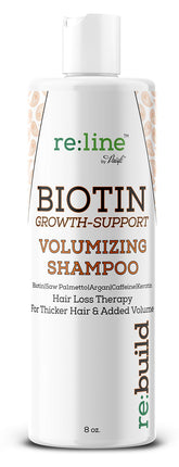Paisle Botanics Volumizing Biotin Shampoo bottle pour for fuller-looking hair.
