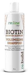 Paisle Botanics Volumizing Biotin Shampoo bottle pour for fuller-looking hair.