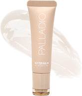 Palladio Butter Balm tube application showing moisture and shine