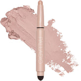 Palladio Eyeshadow Stick Matte Rose swatch shows rich pigment and smooth glide.