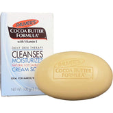 Palmer's Cocoa Butter Formula soap close-up shows creamy lather for daily moisture.